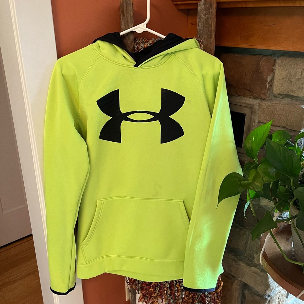 Under Armour neon hoodie